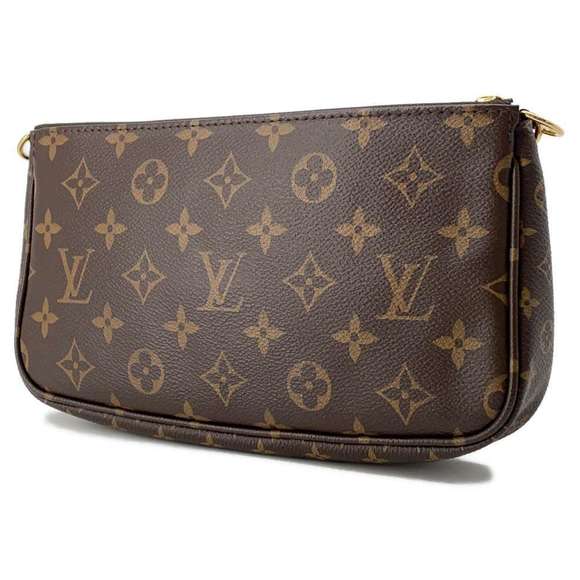 Louis Vuitton Pochette Multi Shoulder Monogram Accessoire Bag Pouch - Picture 1 of 14